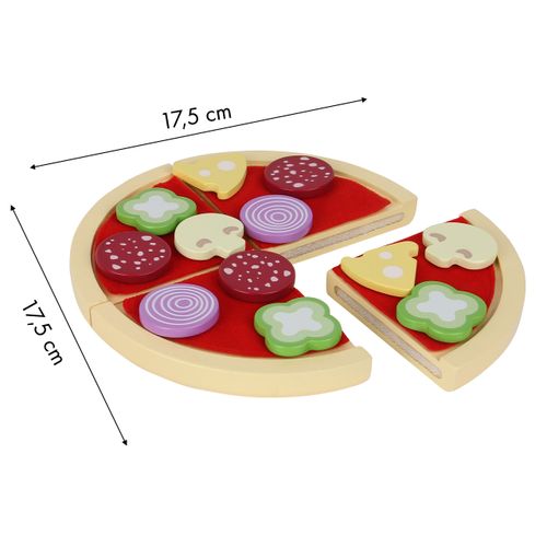 EcoToys 4221 drvena pizza s rezačem slika 4