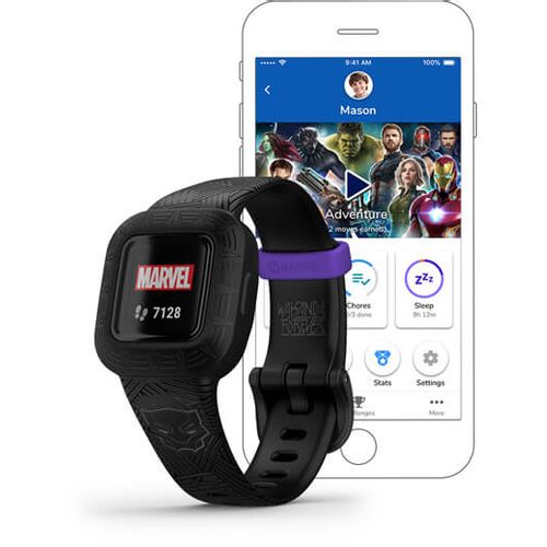 GARMIN Vívofit Jr. 3 SmartWatch Dječji Sat - Marvel - Black Panther slika 1