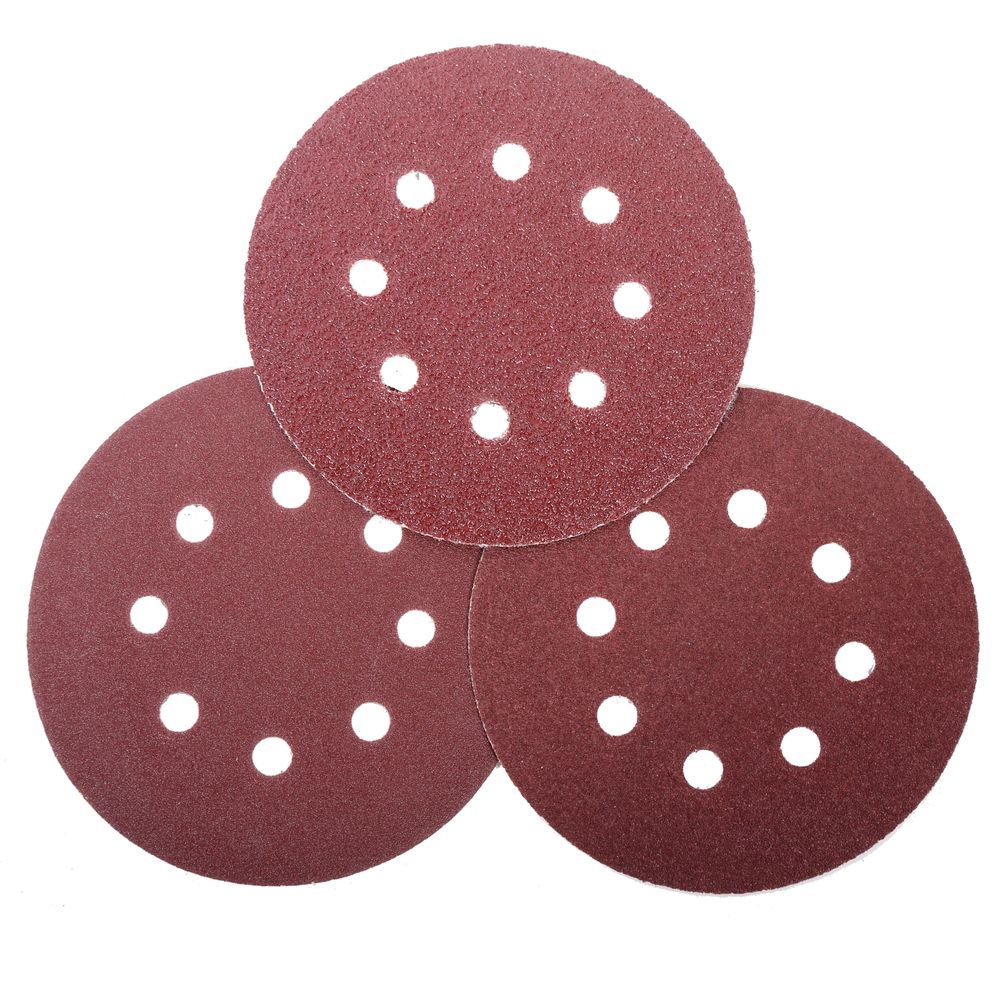 Brusni papir s rupama 125mm 5kom GR 40 49140 slika 1