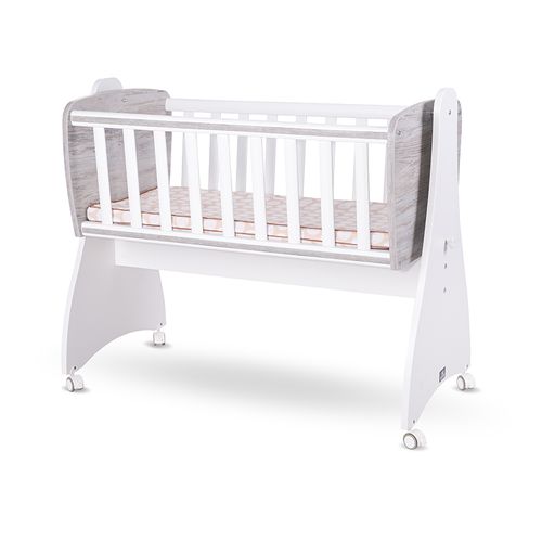 LORELLI FIRST DREAMS kolijevka za bebe White/Artwood slika 1