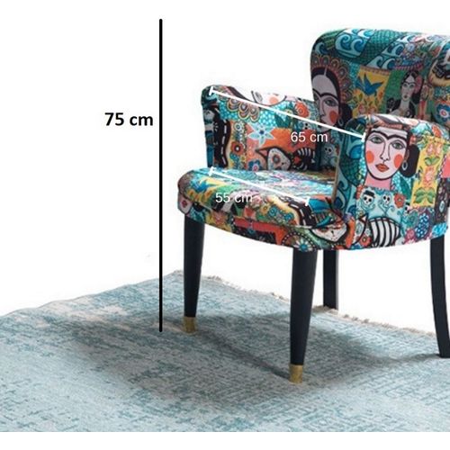 Pandia Home Fotelja FRIDA  Multicolor slika 3