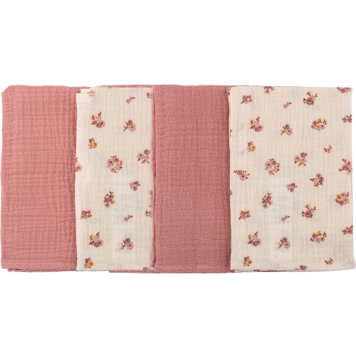 BUBABA BY FREEON tetra krpice muslin 4/1 40x40cm pink/beige 84515 slika 1