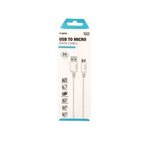 TipTop Office USB Mikro Kabal, 2.0A 1m, Bijela