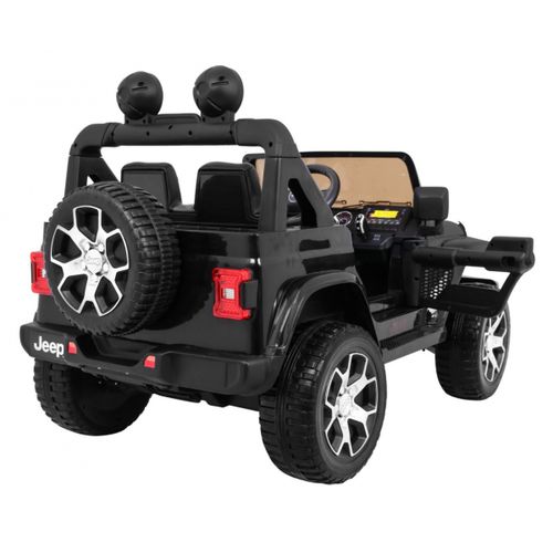 Licencirani auto na akumulator Jeep Wrangler Rubicon 4x4 - crni slika 8