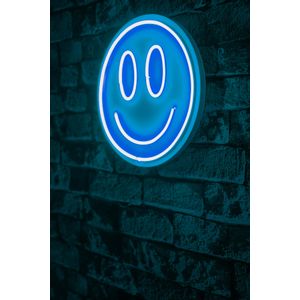 Wallity Smiley - Plava dekorativna plastična LED rasveta