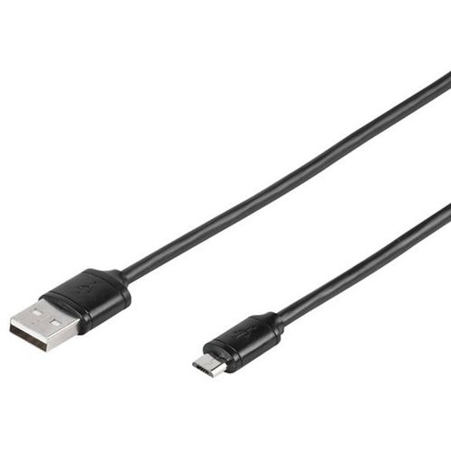 Kabel VIVANCO 35815, Micro-USB, 1m, crni slika 1