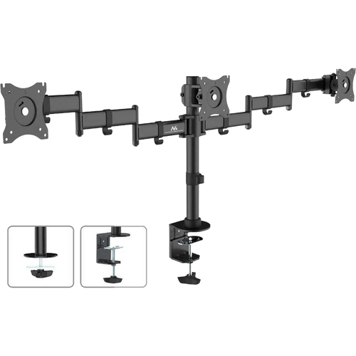 Maclean Stolni nosač za 3 LCD monitor, 13 "- 27" - MC-691 slika 1