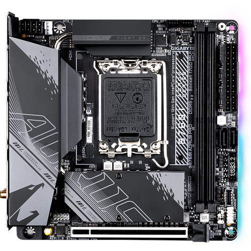 Gigabyte B760I AORUS PRO LGA1700,  B760 Chipset, 2xDDR5, 2xPCIe 4.0 x4 M.2 Connectors, Intel 2.5GbE LAN & Wi-Fi 6E 802.11ax slika 5