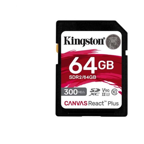 Kingston SDXC kartica Canvas React Plus 64GB slika 1