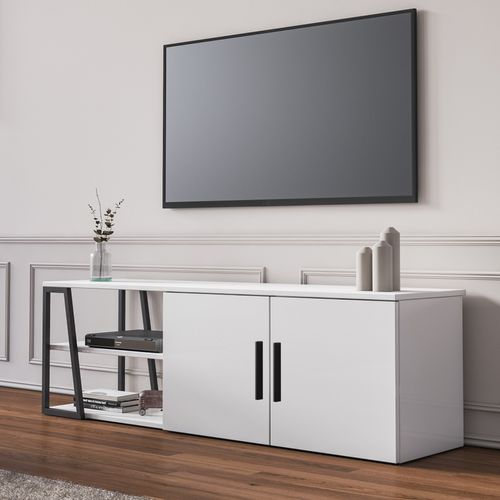 Manzoni White TV Stand slika 2