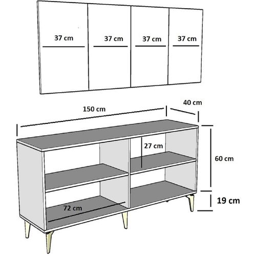 Woody Fashion Komoda Corona slika 8