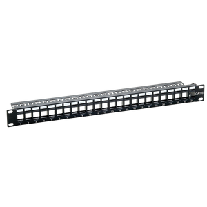 Logilink 19'' Patch Panel 1U, prazan, sa nosačima kabla NK4043