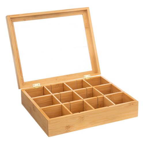 FIVE ORGANIZATOR ZA ČAJEVE 23X28X7CM BAMBUS slika 3