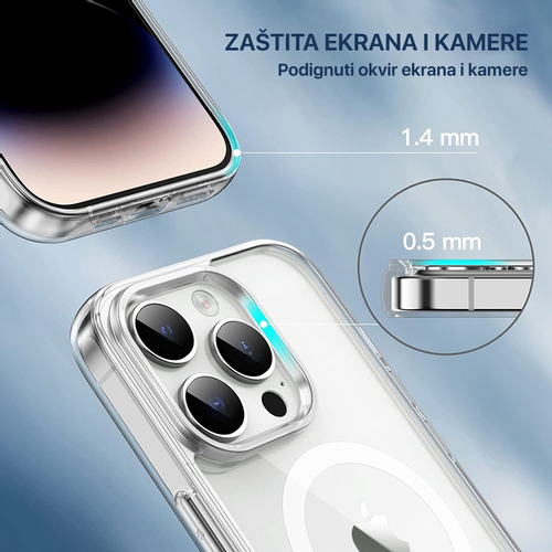 Torbica Magsafe za iPhone 15 Plus 6.7 transparent slika 3