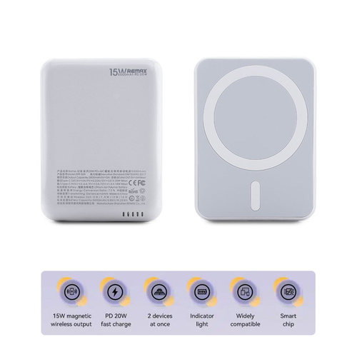 Power bank Magsafe REMAX RPP-509 Fantasy Series PD 20W + Wireless 15W Fast Charging 5000mAh beli slika 1