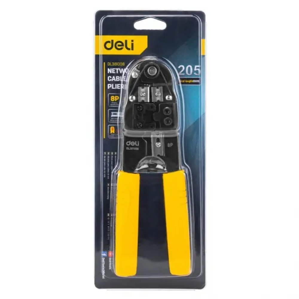 Deli Krimp kliješta za konektore RJ45 8pin EDL381008 slika 2
