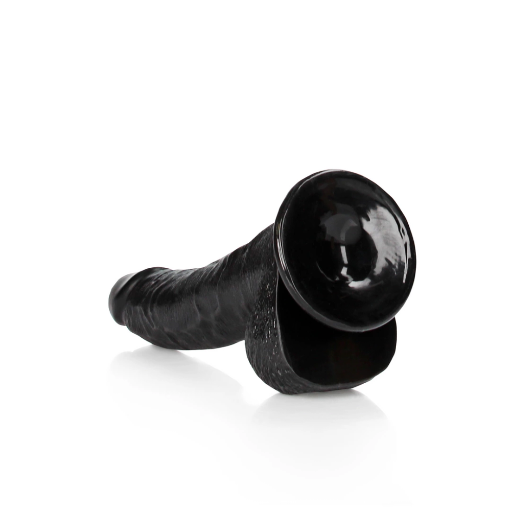 RealRock by Shots Zakrivljeni realistični dildo s kuglicama i vakuumom - 8 / 20,5 cm slika 4