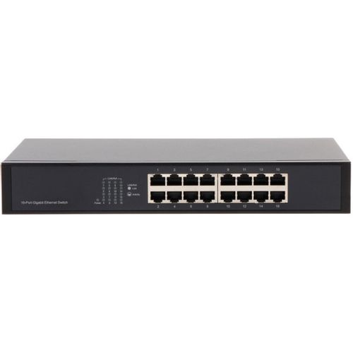 Dahua Switch PFS3016-16GT 16-Port 10/100/1000M Switch, 16x Gbit  RJ45 port, rackmount (Alt. GS1016) slika 2