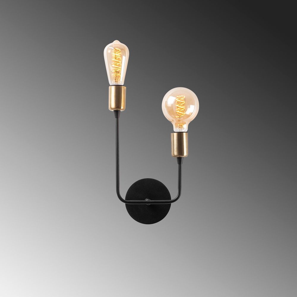 Dolma - Crna Zidna Lampa 3081 slika 6