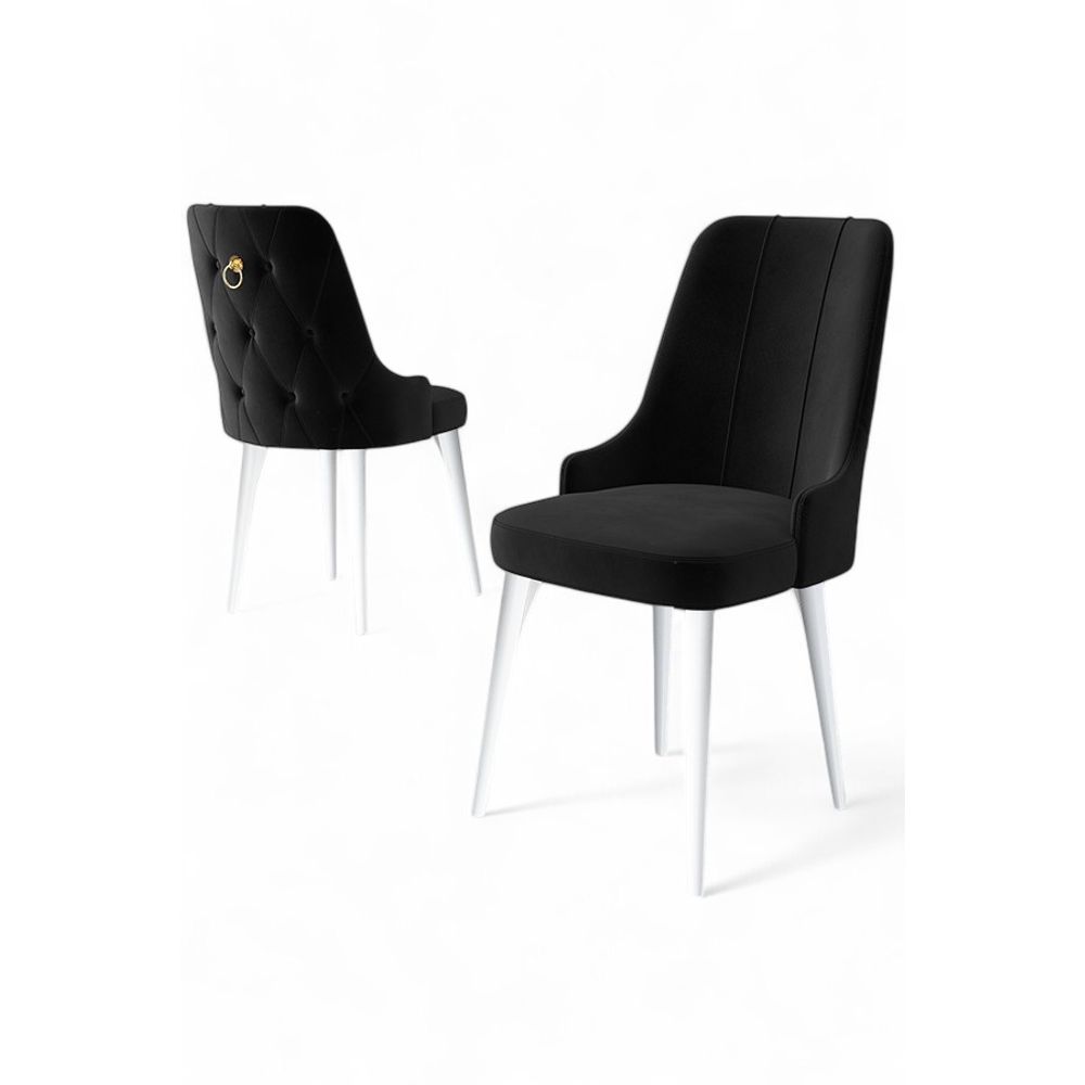 Newa - Crno-bijeli set stolica (2 komada) slika 2