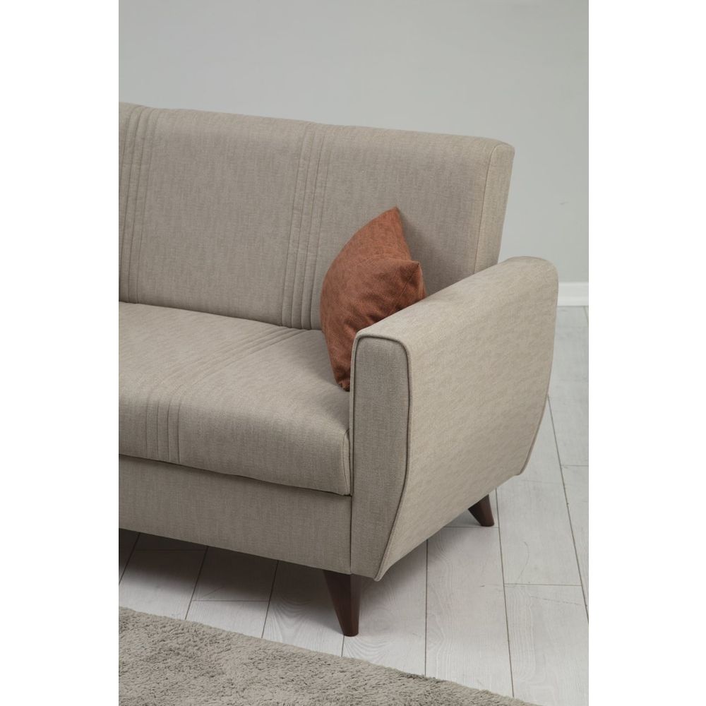 Zaden - Bež Sofa na Razvlačenje za Dva Osobe slika 2