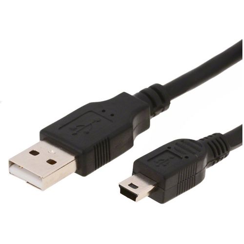 E-GREEN Kabl 2.0 USB A - USB Mini-B M/M 1.8m crni slika 1