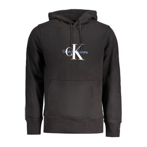 CALVIN KLEIN MEN'S BLACK ZIP-UP SWEATSHIRT