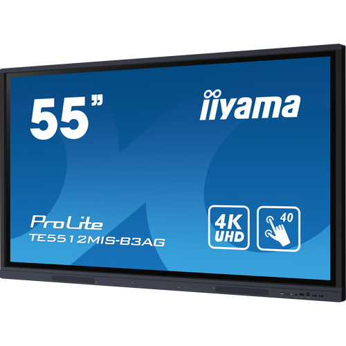 IIyama TE5512MIS-B3AG is an exceptional 4K UHD interactive display designed by iiyama to enhance collaboration, communication, and engagement. With key features like Zero Airgap LCD screen eliminating parallax, PureTouch-IR, iiWare 10 with Android 11. slika 3