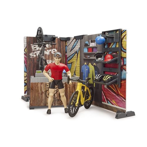 Bruder Set Sa Figurama BikeShop slika 2