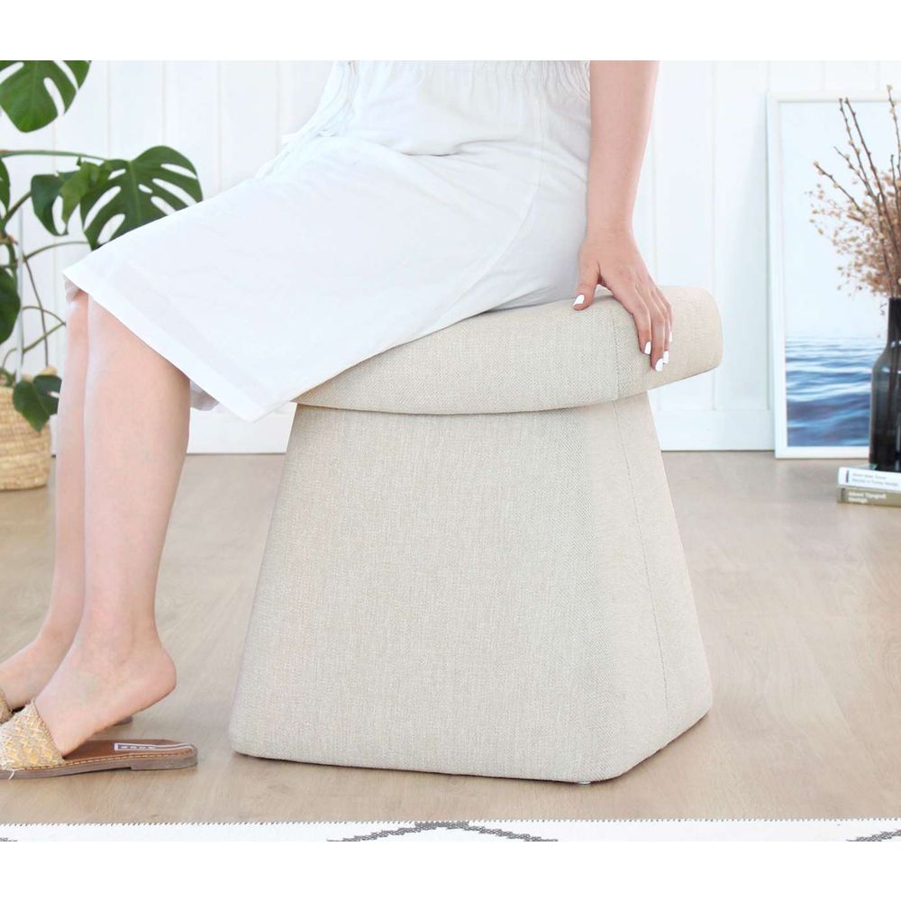 Pouffe Gurrata - Boja: krem slika 3