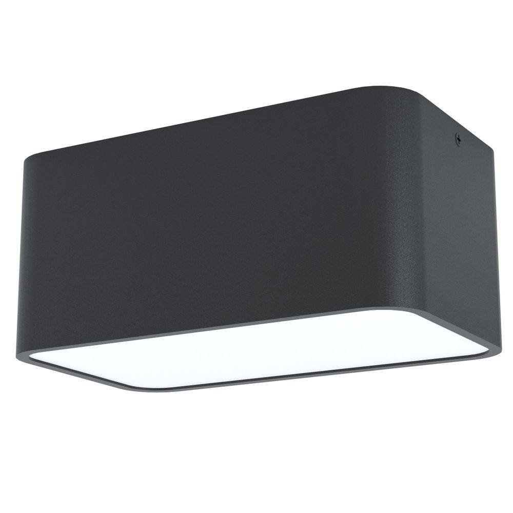 Eglo nadgradna rasvjeta grimasola e27 2x25w crno/bijelo š:140mm v:110mm slika 1