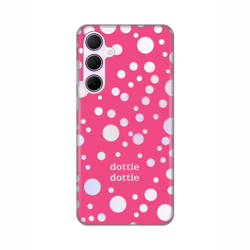 Torbica Silikonska Print Skin za Samsung A356B Galaxy A35 5G Dottie Dottie Pink slika 1