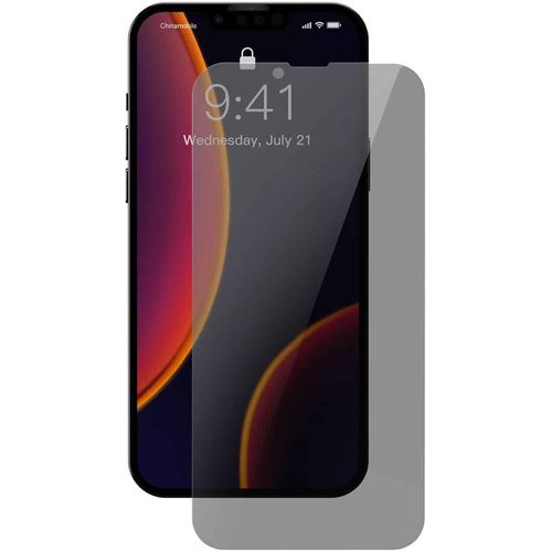 Baseus kaljeno staklo Anti-spy 0,3 mm za iPhone 13 Mini (2kom) slika 1