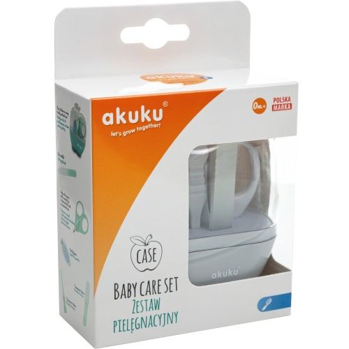 AKUKU set za njegu bebe jabuka - siva slika 3