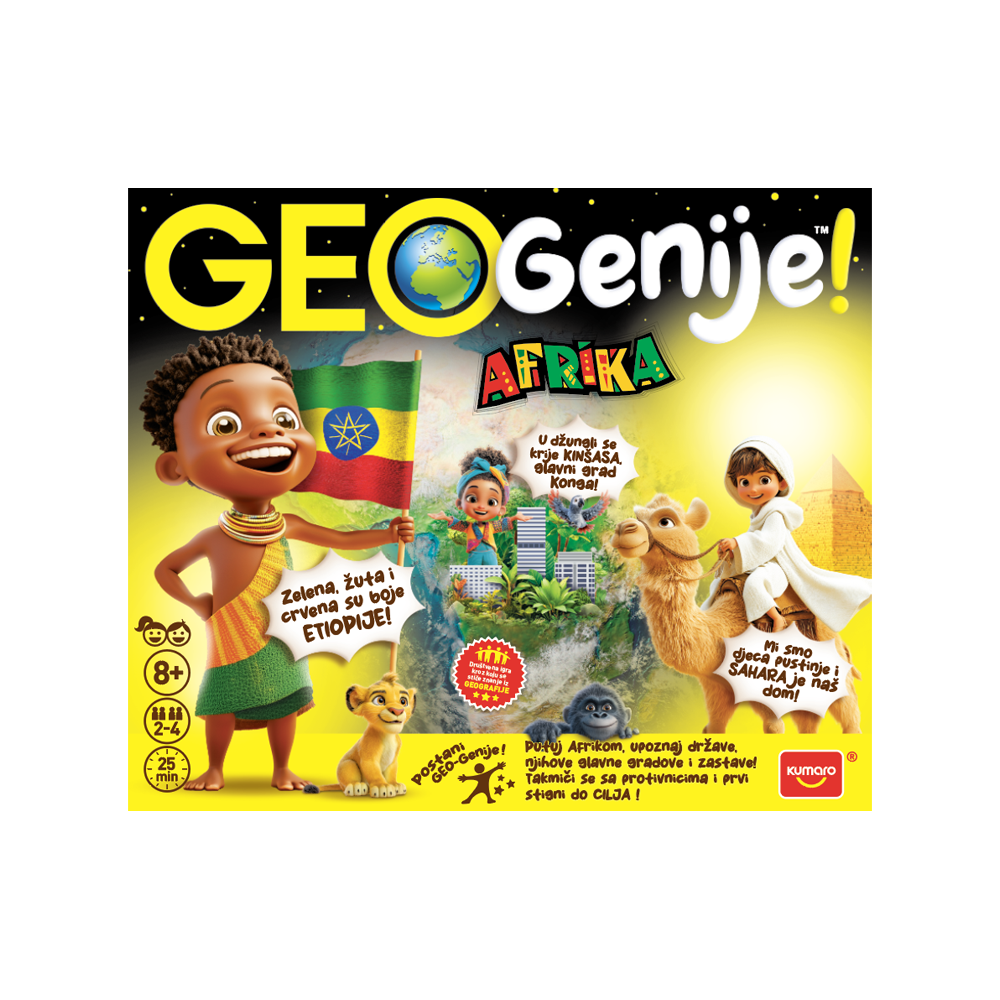 Kumaro Društvena igra Geo Genije! - Afrika slika 1