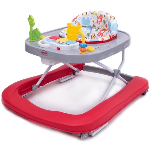 4BABY hodalica Walk’n Push Red slika 3