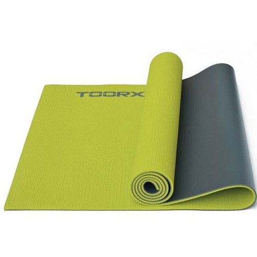 Toorx Podloga za jogu 173x60x0,4 cm lime-green-gray slika 1