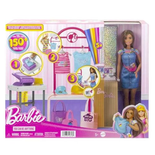 Barbie set za igru s lutkom slika 2