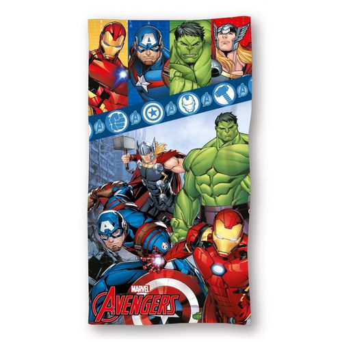 Baloo Dečiji Pamučni Peškir za plažu 70x140 cm Marvel Avengers slika 1