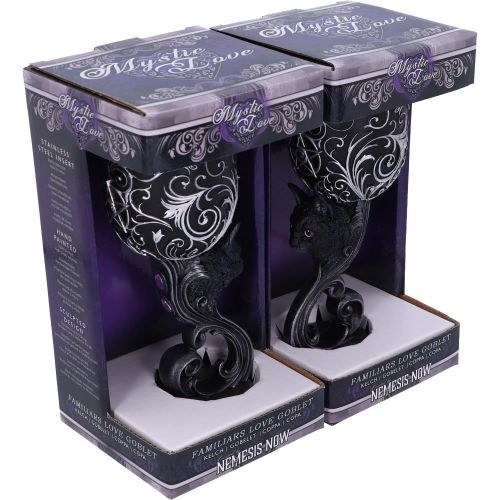 NEMESIS NOW FAMILIARS LOVE GOBLETS 18.5CM (SET OF 2) slika 5