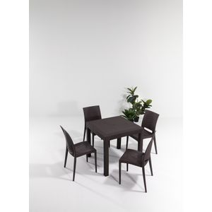 Atelier Del Sofa Set vrtnih stolova i stolica (5 komada) ANNABELLE