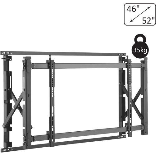 Maclean Nosač za TV prijemnik, video zid, multiscreen, 46"-52", 35kg - MC-845 slika 1