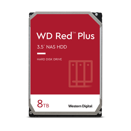 WD Red Plus 8TB SATA3 5400rpm 256MB hard disk za NAS slika 1