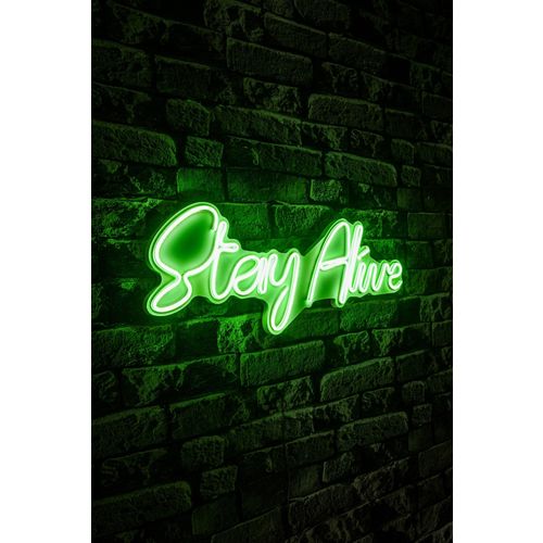 Wallity Zidna LED dekoracija, Stay Alive - Green slika 3