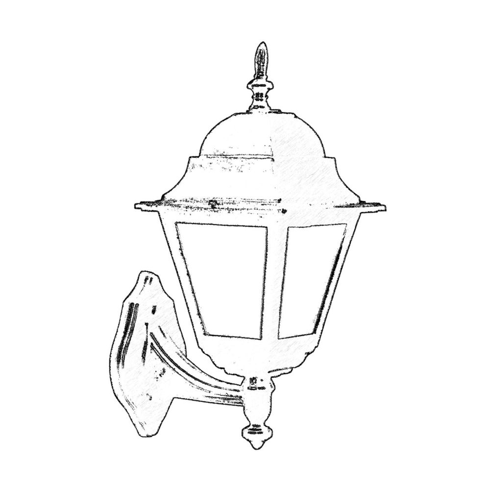 BAP-68179-BSY-M1 Crna i Bijela Vanjska Zidna Lampa slika 2