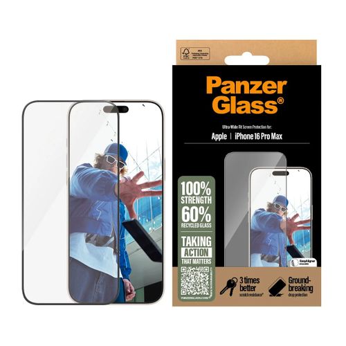 Panzerglass zaštitno staklo za Iphone 16 Pro Max ultra wide fit slika 1