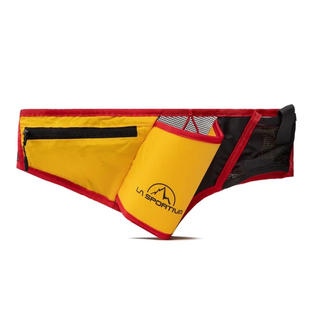 La Sportiva Pojas za flašicu za vodu Trail Drink, Black/Yellow slika 1