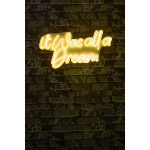 Wallity Ukrasna plastična LED rasvjeta, It was all a Dream - Yellow slika 2