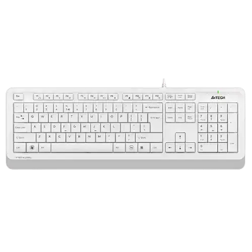 A4 Tech FK10 Tastatura Bela US slika 1