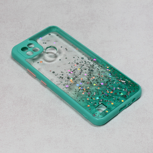 Maska Frame Glitter za Realme C21 mint slika 1